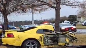El joven perdió el control de su auto.