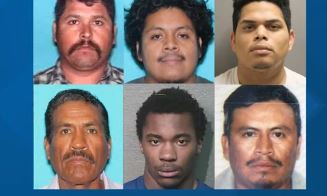 Los 6 hombres tienen en su contra ordenes de arresto.