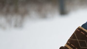 Botas antirresbalantes para mujer.