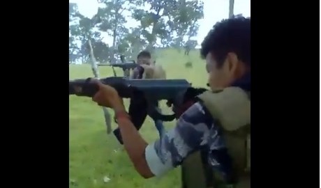 Entrenamiento de sicarios.