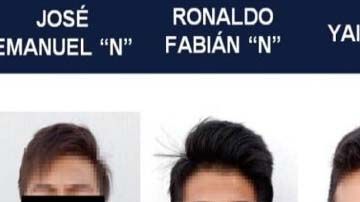 Ficha de los sospechosos del crimen.