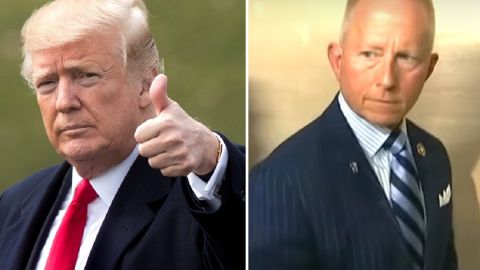 El presidente Trump se reunió con Jeff Van Drew.