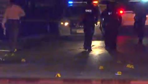 El reporte indica que un total de 9 personas fueron baleadas.