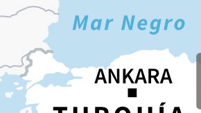 Localización del sismo en Turquía.