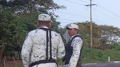 Operativos de seguridad por Caravana Migrante.