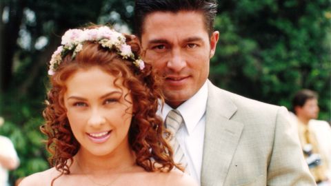 Aracely Arámbula y Fernando Colunga en Abrázame Muy Fuerte