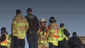 Investigadores en la escena.