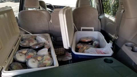 El servicio de comida china recibía sus pedidos a través de "WeChat", una popular aplicación entre estudiantes.