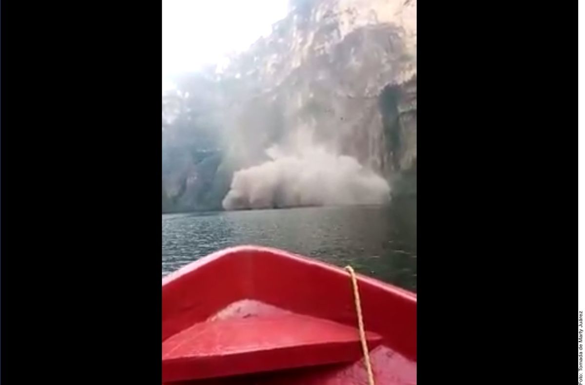 VIDEO Derrumbe en Cañón del Sumidero obliga a cancelar paseos turísticos La Opinión VIDEO Derrumbe en Cañón del Sumidero obliga a cancelar paseos turísticos La Opinión