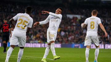 Casemiro anotó los dos goles en la victoria del Real Madrid.