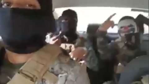 CJNG patrulla calles de San Luis Potosí.