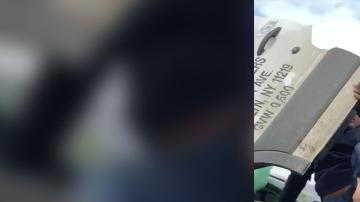 El equipo del gobernador Andrew Cuomo grabó la escena.