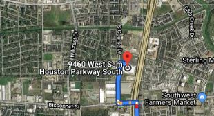 Sitio del intento de robo.