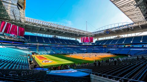 El Hard Rock Stadium de Miami, listo.El Hard Rock Stadium de Miami, listo.