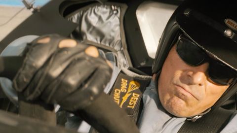 Christian Bale interpreta al piloto británico Ken Miles en Ford v Ferrari.