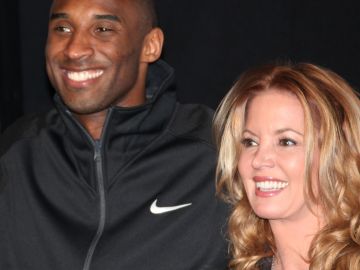 Kobe Bryant y Jeanie Buss