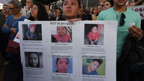 Niños migrantes muertos