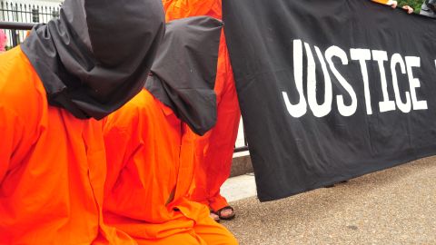 Manifestantes contra la tortura en Washington DC.