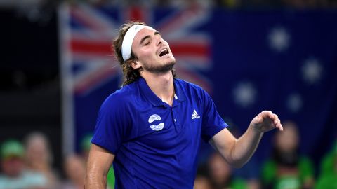 Tsitsipas perdió el partido.