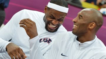 Kobe y LeBron jugaron juntos con la Selección de Estados Unidos.