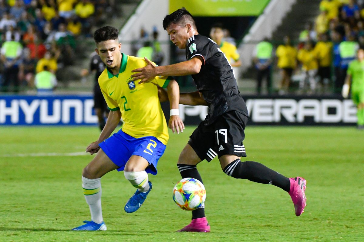 El lateral derecho fue pieza clave para que Brasil ganara la Copa del Mundo sub 17 del 2019.
