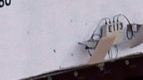 Playera gigante del América durante la final del Apertura 2019.