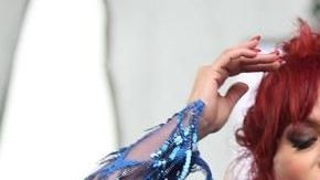 Iris Chacón en la fiestas de la SanSe.