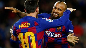 Como siempre, un gol de Lionel Messi resolvió las cosas en favor del Barcelona.