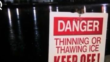 "Ningún hielo es hielo seguro", recuerda la policía