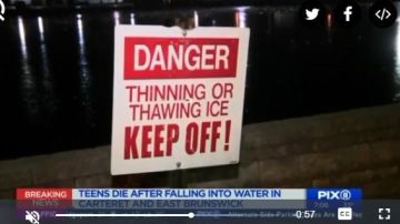 "Ningún hielo es hielo seguro", recuerda la policía
