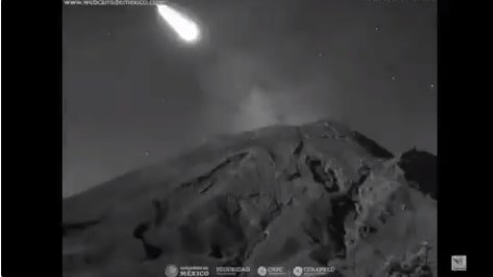 Volcán Popocatépetl.