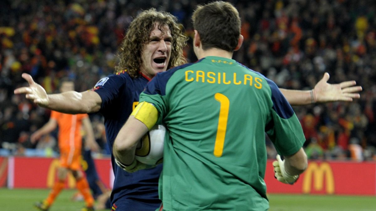 Se pudo ver juntos a dos de los grandes íconos de la Selección de España que ganó todo.
