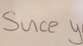 Esta es la nota que recibieron.