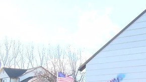 Vandalizan su casa por apoyar a Trump.