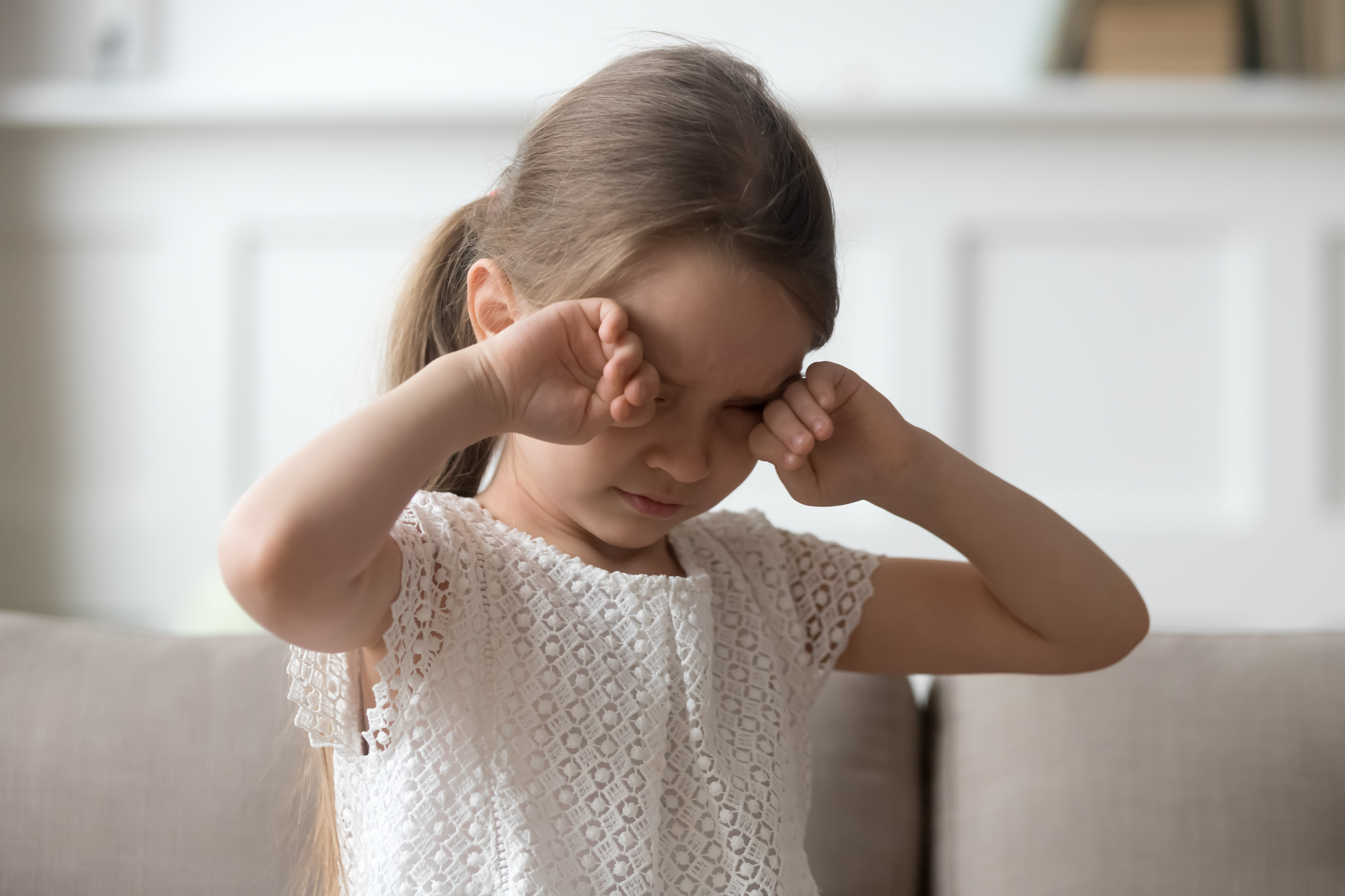 niña ojos