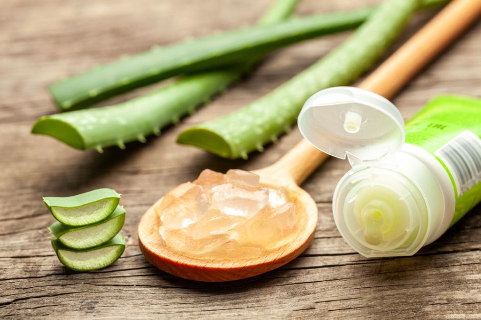 como aplicar el aloe vera natural en la cara