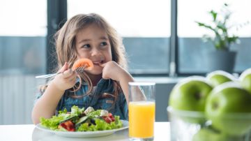 niños comida sana