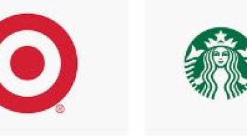 Las marcas Target y Starbucks.