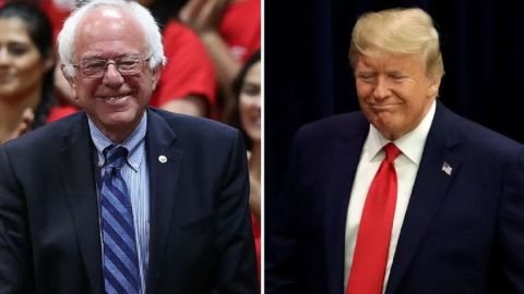 Donald Trump y Bernie Sanders lideran las recaudaciones de fondos electorales.