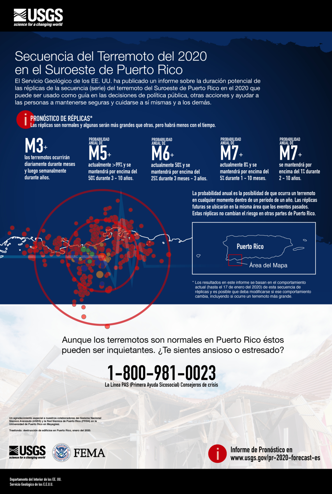 Usgs La Tierra Seguirá Temblando En Puerto Rico Durante Años Y Hasta
