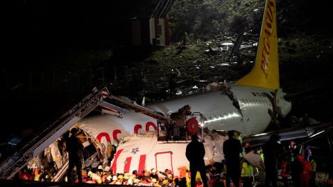 El accidente ocurrió en pleno aterrizaje.