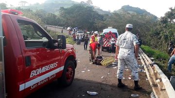 Las autoridades informaron que los heridos y el fallecido eran todos centroamericanos.