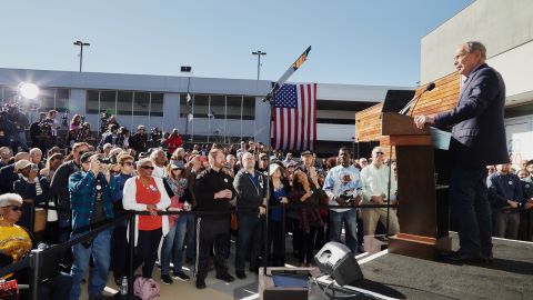 Mike Bloomberg visitó la ciudad de Compton el 3 de febrero. (Suministrada)