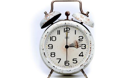 Reloj a las 3 de la mañana.