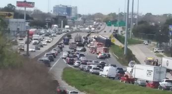 Escena del accidente.