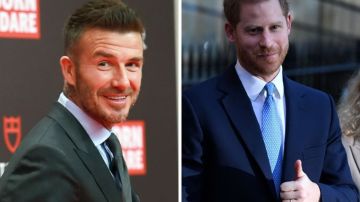 David Beckham está muy 'orgulloso' del príncipe Harry