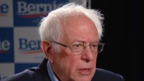 El precandidato presidencial demócrata, Bernie Sanders.