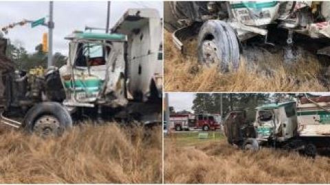 El accidente ocurrió en Houston.