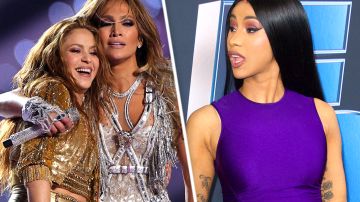 Shakira y Jennifer López emocionan a Cardi B