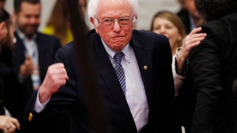 Sanders ganó el caucus de Iowa en voto popular pero no en número de delegados.